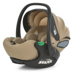 El Camino i-FIX+ ME 1110 - автокрісло для немовля i-Size (автолюлька), розкладається до лежачого положення (0 - 15 місяців / 40 - 87 см) • Natural Beige