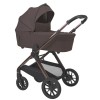 Espiro Code - универсальная детская коляска 2в1, всесезонная коляска (тройная вентиляция в люльке, регулировка высоты люльки, рама с автоматическим складыванием) • 108 Unique Brown