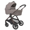 Espiro Code - универсальная детская коляска 2в1, всесезонная коляска (тройная вентиляция в люльке, регулировка высоты люльки, рама с автоматическим складыванием) • 109 Unusually Taupe