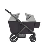 Anex Modu Wagon - дитячий візок-вагон із рамою для двох дітей (у комплекті: два капюшони, кошик для візка та столик) • Haze