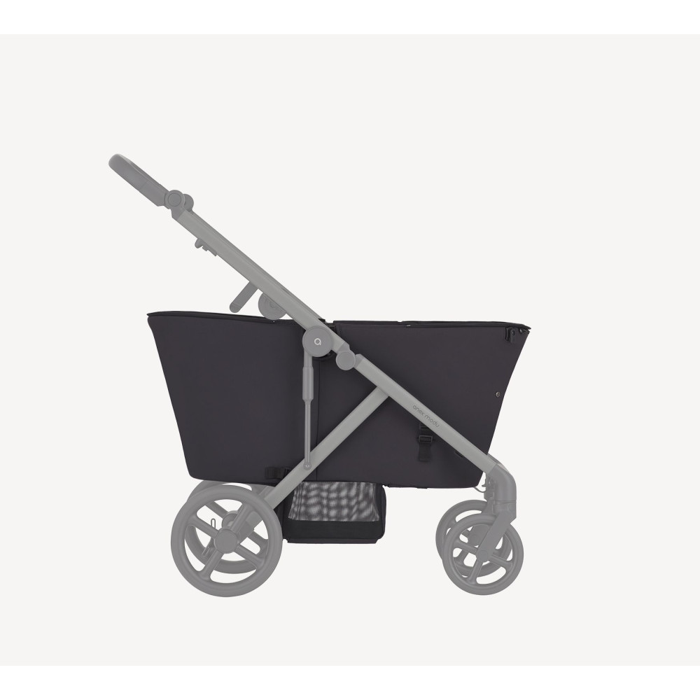 Anex Modu - модуль Wagon без рамы, текстильный комплект для расширения коляски Anex Modu (2 капюшона, корзина, столик–поднос) • Haze