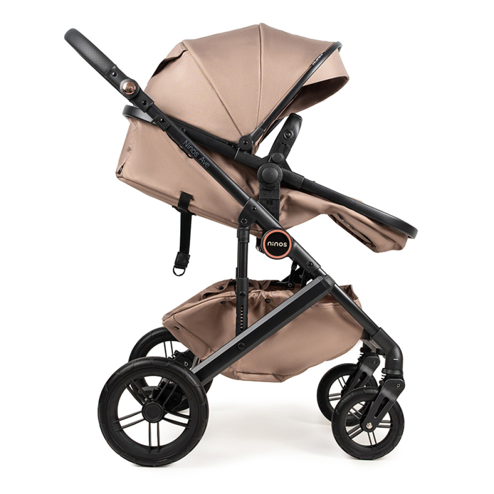 Коляска 2в1 трансформер Ninos Ave Dark Beige купити з доставкою