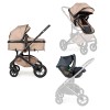 Ninos Ave - детская коляска 3в1 с автокреслом для новорожденного, коляска-трансформер от рождения • Dark Beige