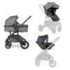 Ninos Ave - детская коляска 3в1 с автокреслом для новорожденного, коляска-трансформер от рождения • Grey