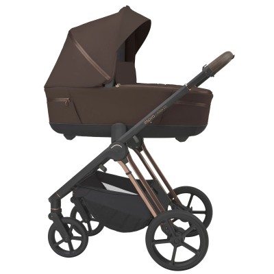 Espiro Miloo 2.0 - всесезонная детская коляска 2 в 1, премиум-класса • 308 Excellent Chocolate
