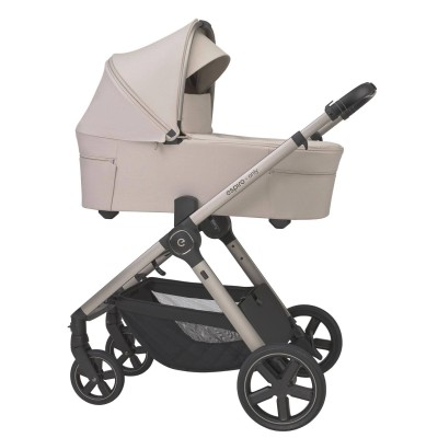 Espiro Only - легкая детская коляска 2в1, всесезонная (тройная вентиляция в люльке, регулировка высоты люльки, телескопическая ручка) • 519 Vanilla Beige