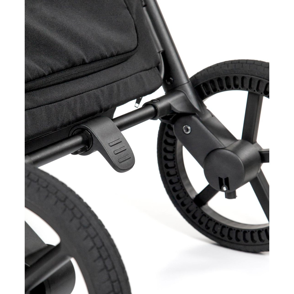 Carrello Epica 2026 CRL-8510 - детская коляска 2 в 1, реверсивный прогулочный блок, большие резиновые колёса, сумка-пеленатор • Аlmond Beige