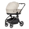 Carrello Epica 2026 CRL-8510 - детская коляска 2 в 1, реверсивный прогулочный блок, большие резиновые колёса, сумка-пеленатор • Аlmond Beige