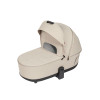 Carrello Epica 2026 CRL-8510 - детская коляска 2 в 1, реверсивный прогулочный блок, большие резиновые колёса, сумка-пеленатор • Аlmond Beige