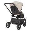 Carrello Epica 2026 CRL-8510 - детская коляска 2 в 1, реверсивный прогулочный блок, большие резиновые колёса, сумка-пеленатор • Аlmond Beige