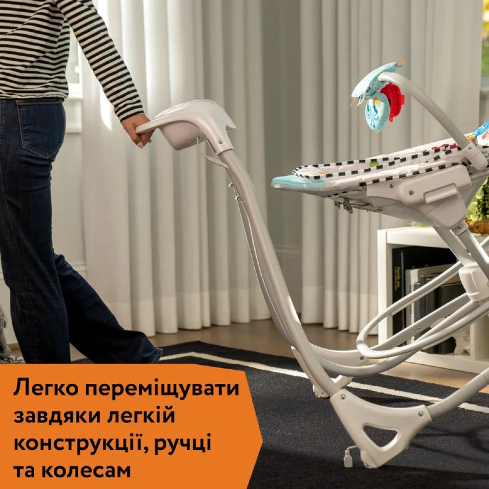Baby Einstein Kick to It - крісло-гойдалка 4в1 від народження, гойдалка з мелодіями та звуками, килимок для гри на животику, знімне музичне піаніно • Gray Baby Einstein Kick to It - крісло-гойдалка 4в1 від народження, гойдалка з мелодіями та звуками, килимок для гри на животику, знімне музичне піаніно • Gray