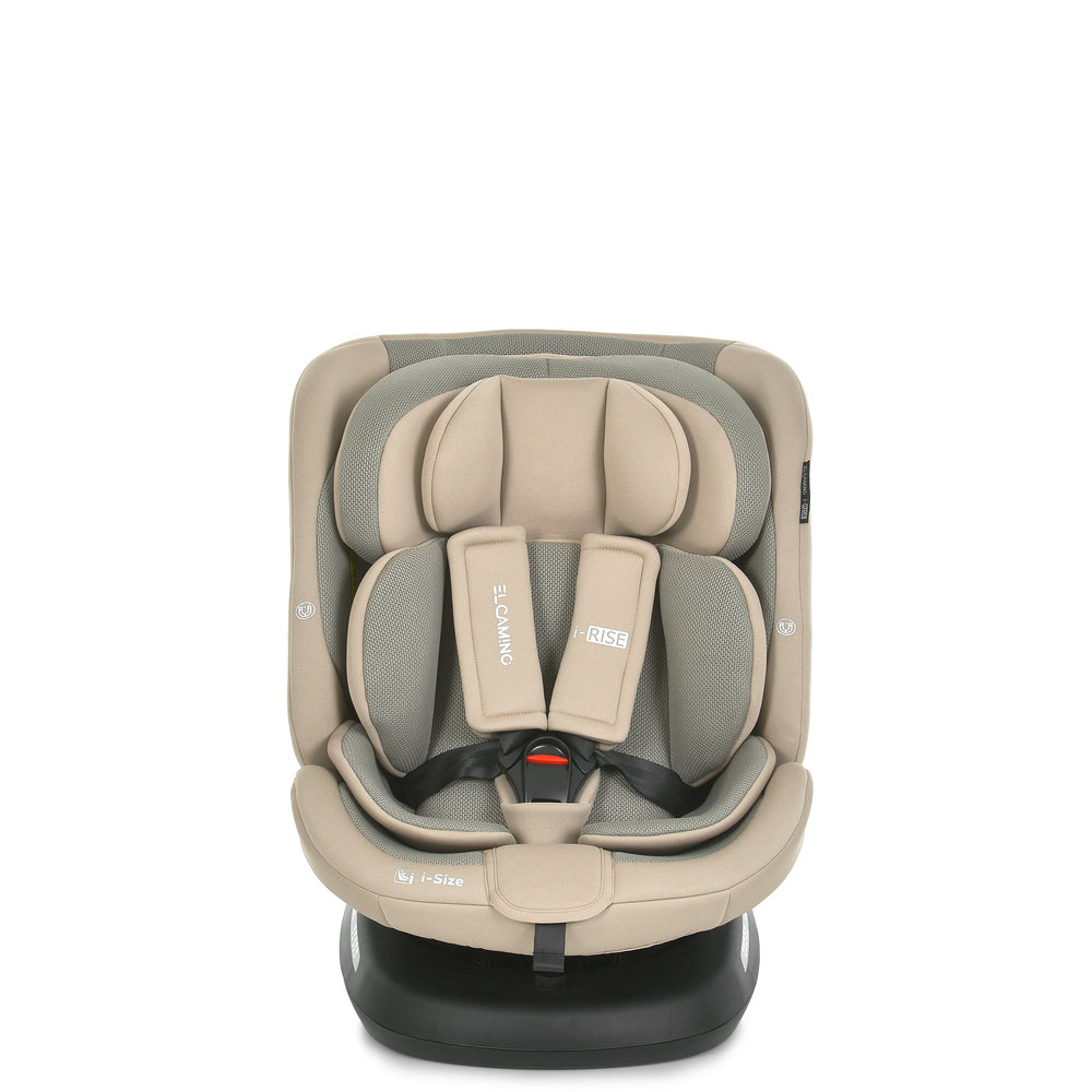 El Camino i-Rise ME 1207 - дитяче автокрісло (0 – 12 років /40 - 150 см) з функцією повороту 360, кріплення ISOFIX • Beige El Camino i-Rise ME 1207 - дитяче автокрісло (0 – 12 років /40 - 150 см) з функцією повороту 360, кріплення ISOFIX • Beige