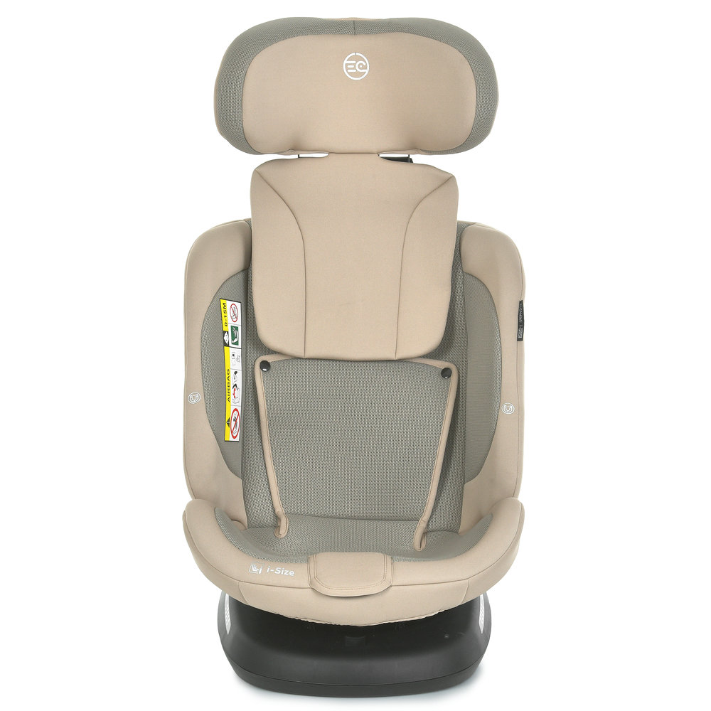El Camino i-Rise ME 1207 - дитяче автокрісло (0 – 12 років /40 - 150 см) з функцією повороту 360, кріплення ISOFIX • Beige El Camino i-Rise ME 1207 - дитяче автокрісло (0 – 12 років /40 - 150 см) з функцією повороту 360, кріплення ISOFIX • Beige