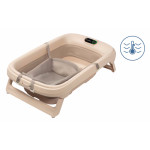 Maxi-Cosi Indigo Plus - дитяча ванночка з інтегрованим цифровим термометром, вкладка для новонародженого QuickDry (0 - 4років) • Muted Terra