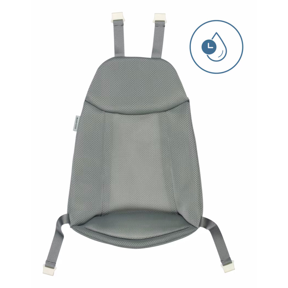 Maxi-Cosi Indigo Plus - дитяча ванночка з інтегрованим цифровим термометром, вкладка для новонародженого QuickDry (0 - 4років) • Sage Green Maxi-Cosi Indigo Plus - дитяча ванночка з інтегрованим цифровим термометром, вкладка для новонародженого QuickDry (0 - 4років) • Sage Green