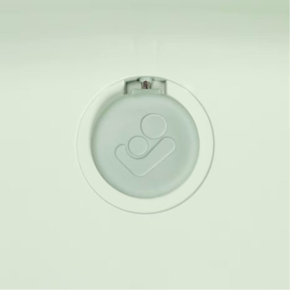 Maxi-Cosi Indigo Plus - дитяча ванночка з інтегрованим цифровим термометром, вкладка для новонародженого QuickDry (0 - 4років) • Sage Green Maxi-Cosi Indigo Plus - дитяча ванночка з інтегрованим цифровим термометром, вкладка для новонародженого QuickDry (0 - 4років) • Sage Green