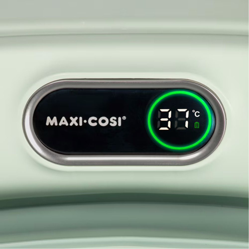 Maxi-Cosi Indigo Plus - дитяча ванночка з інтегрованим цифровим термометром, вкладка для новонародженого QuickDry (0 - 4років) • Sage Green Maxi-Cosi Indigo Plus - дитяча ванночка з інтегрованим цифровим термометром, вкладка для новонародженого QuickDry (0 - 4років) • Sage Green