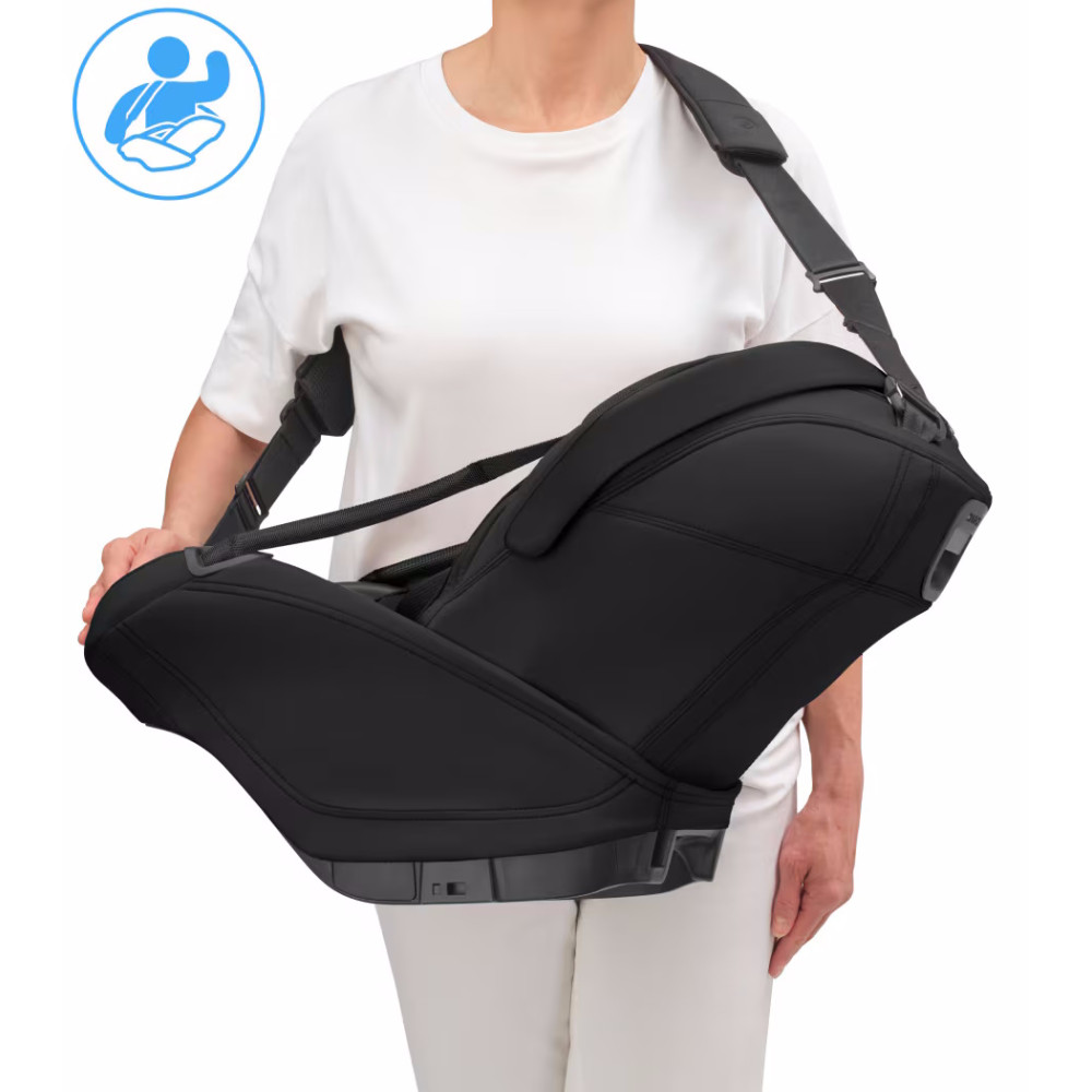 Maxi-Cosi Coral Slide Pro - раскладное автокресло для новорожденного, переноска (0 – 24 мес / 40 – 87 см / 0 – 13 кг) • Black Onyx