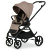 El Camino Chloe ME 1191 - прогулянкова коляска з реверсивним блоком, регульована батьківська ручка, великі колеса • Nougat Beige