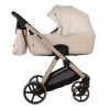 Adamex Vivo - детская коляска 2в1, термолюлька, матрас из кокосовой койры • Vanilla (PS-3)