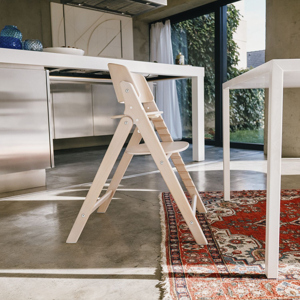 Cybex Click&Fold - дитячий стільчик 4в1: шезлонг-баунсер для немовля, стілець для годування, дитячий стілець та адаптори (0-99 років /0-120 кг) • All Natural