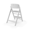 Cybex Click&Fold - детский деревянный стульчик, высокий стул для ребенка от 3 лет (максимальный вес – 120 кг) • All White