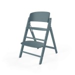 Cybex Click&Fold - детский деревянный стульчик, высокий стул для ребенка от 3 лет (максимальный вес – 120 кг) • Stone Blue