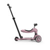 Scoot&Ride Highwaykick 1 Push and Go - дитячий самокат-біговел 2в1 з батьківською ручкою (1-5 років/ 82–118 см), триколісний, регульоване сидіння • Wildberry (SR-240527-WILDBERRY)