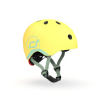 Scoot&Ride Helmet XXS - детский защитный шлем с фонариком, обхват головы 45-51 см • Lemon (SR-181206-LEMON)