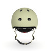 Scoot&Ride Helmet XXS - детский защитный шлем с фонариком, обхват головы 45-51 см • Olive (SR-181206-OLIVE)