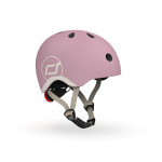 Scoot&Ride Helmet XXS - детский защитный шлем с фонариком, обхват головы 45-51 см • Wildberry (SR-181206-WILDBERRY)