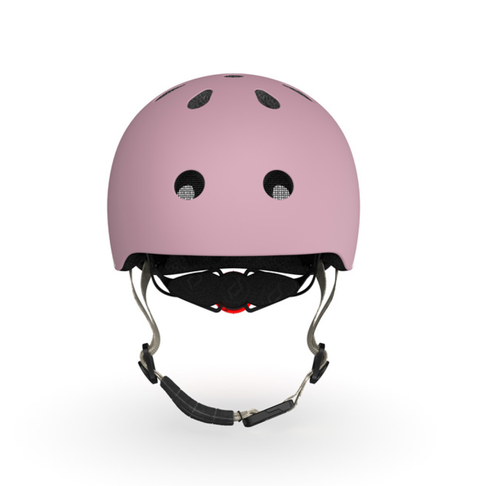 Scoot&Ride Helmet XXS - детский защитный шлем с фонариком, обхват головы 45-51 см • Wildberry (SR-181206-WILDBERRY)