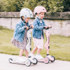 Scoot&Ride Helmet XXS - детский защитный шлем с фонариком, обхват головы 45-51 см • Rose (SR-181206-ROSE)
