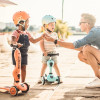 Scoot&Ride Helmet XXS - детский защитный шлем с фонариком, обхват головы 45-51 см • Peach (SR-181206-PEACH)