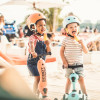 Scoot&Ride Helmet XXS - детский защитный шлем с фонариком, обхват головы 45-51 см • Peach (SR-181206-PEACH)