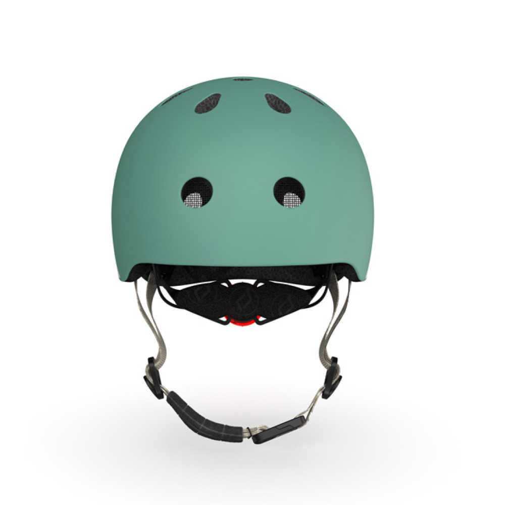 Scoot&Ride Helmet XXS - детский защитный шлем с фонариком, обхват головы 45-51 см • Forest (SR-181206-FOREST)