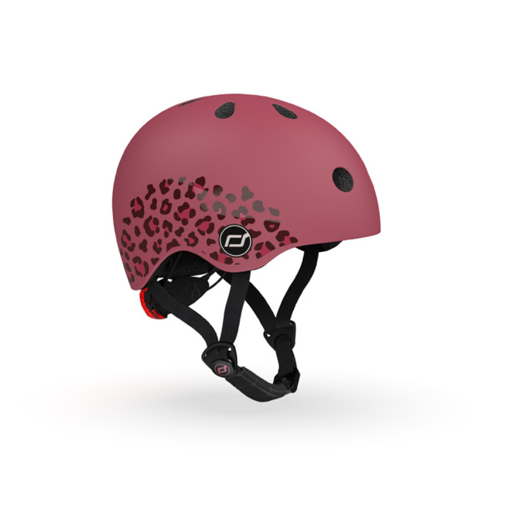 Scoot&Ride Helmet XXS - детский защитный шлем с фонариком, обхват головы 45-51 см • Wildcat (SR-181206-WILDCAT)