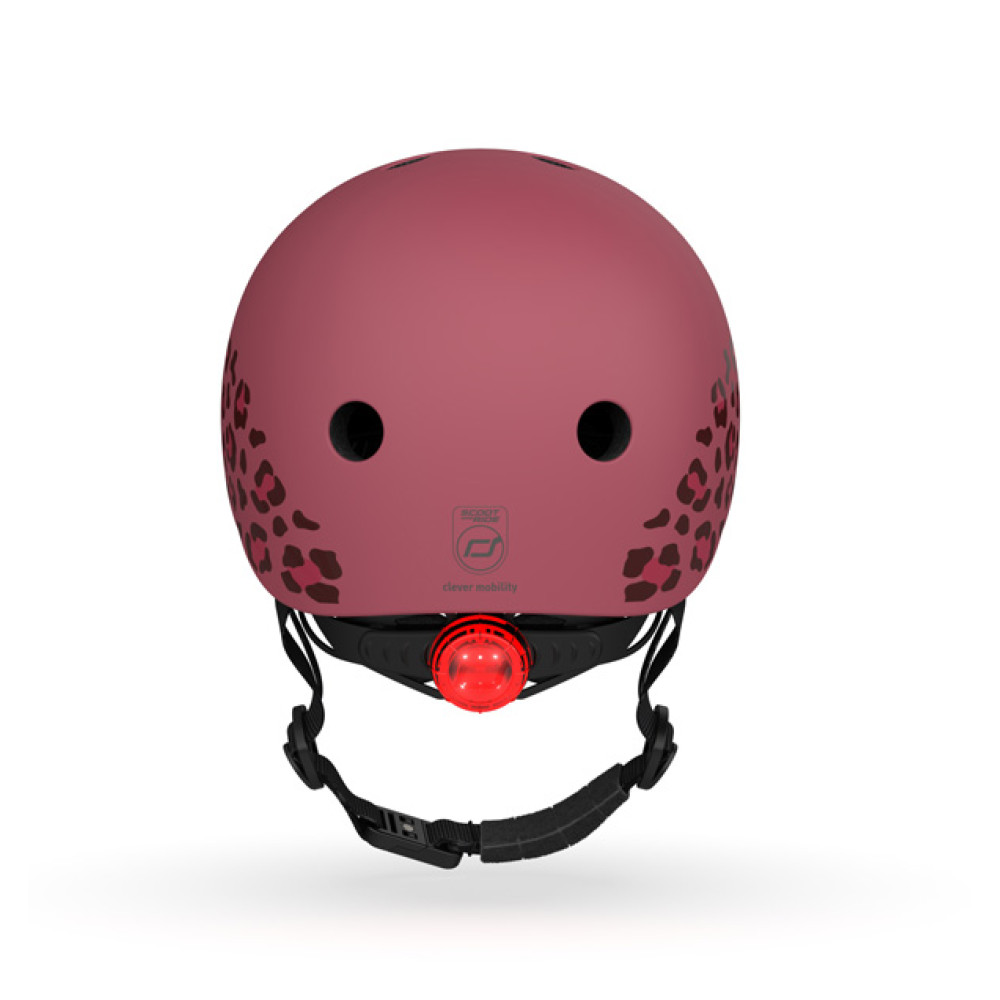 Scoot&Ride Helmet XXS - детский защитный шлем с фонариком, обхват головы 45-51 см • Wildcat (SR-181206-WILDCAT)