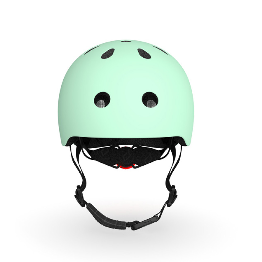 Scoot&Ride Helmet S - детский защитный шлем с фонариком, обхват головы 51-55 см • Kiwi (SR-181206-KIWI)