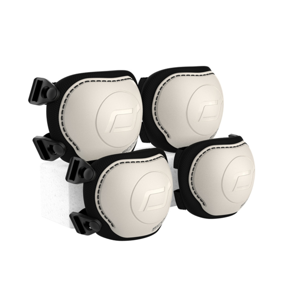 Scoot&Ride Protective Set XXS - дитячий захисний комплект наколінників та налокітників (до 25 кг) • Ash (SR-230925-ASH)
