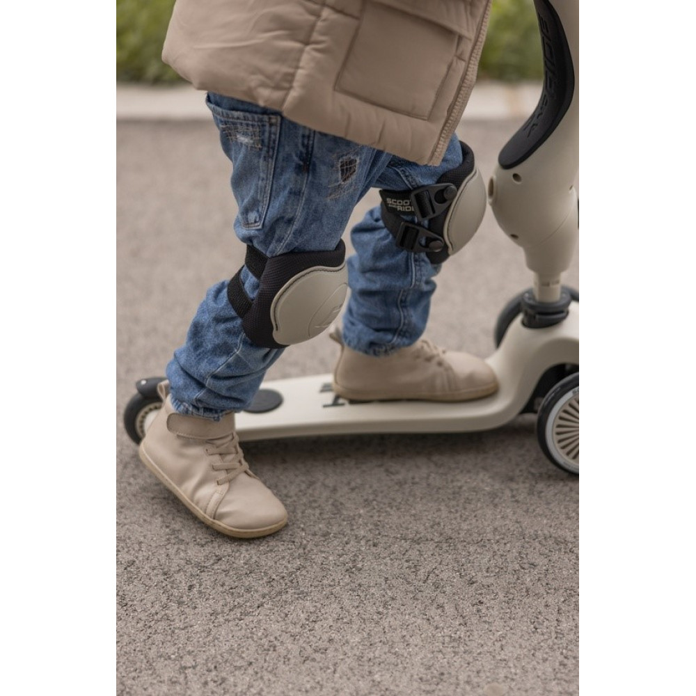 Scoot&Ride Protective Set XXS - дитячий захисний комплект наколінників та налокітників (до 25 кг) • Ash (SR-230925-ASH)