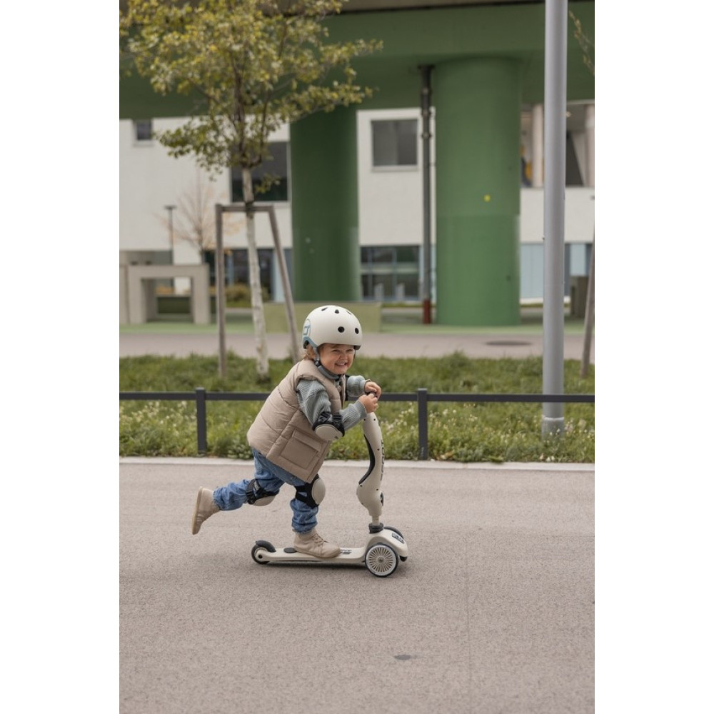 Scoot&Ride Protective Set XXS - дитячий захисний комплект наколінників та налокітників (до 25 кг) • Ash (SR-230925-ASH)