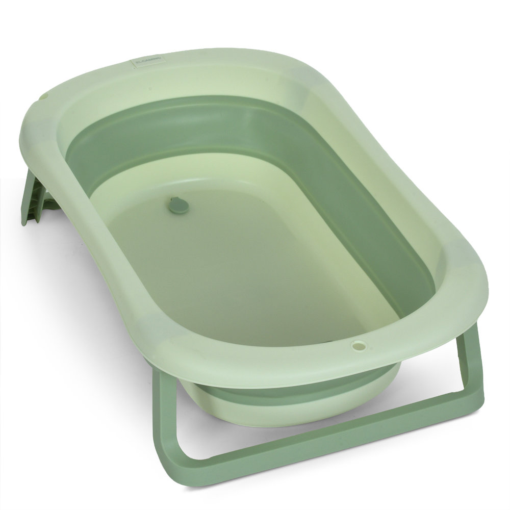 Ванночка складна з вкладишем і термометром El Camino Me 1151 Plus Pale Green