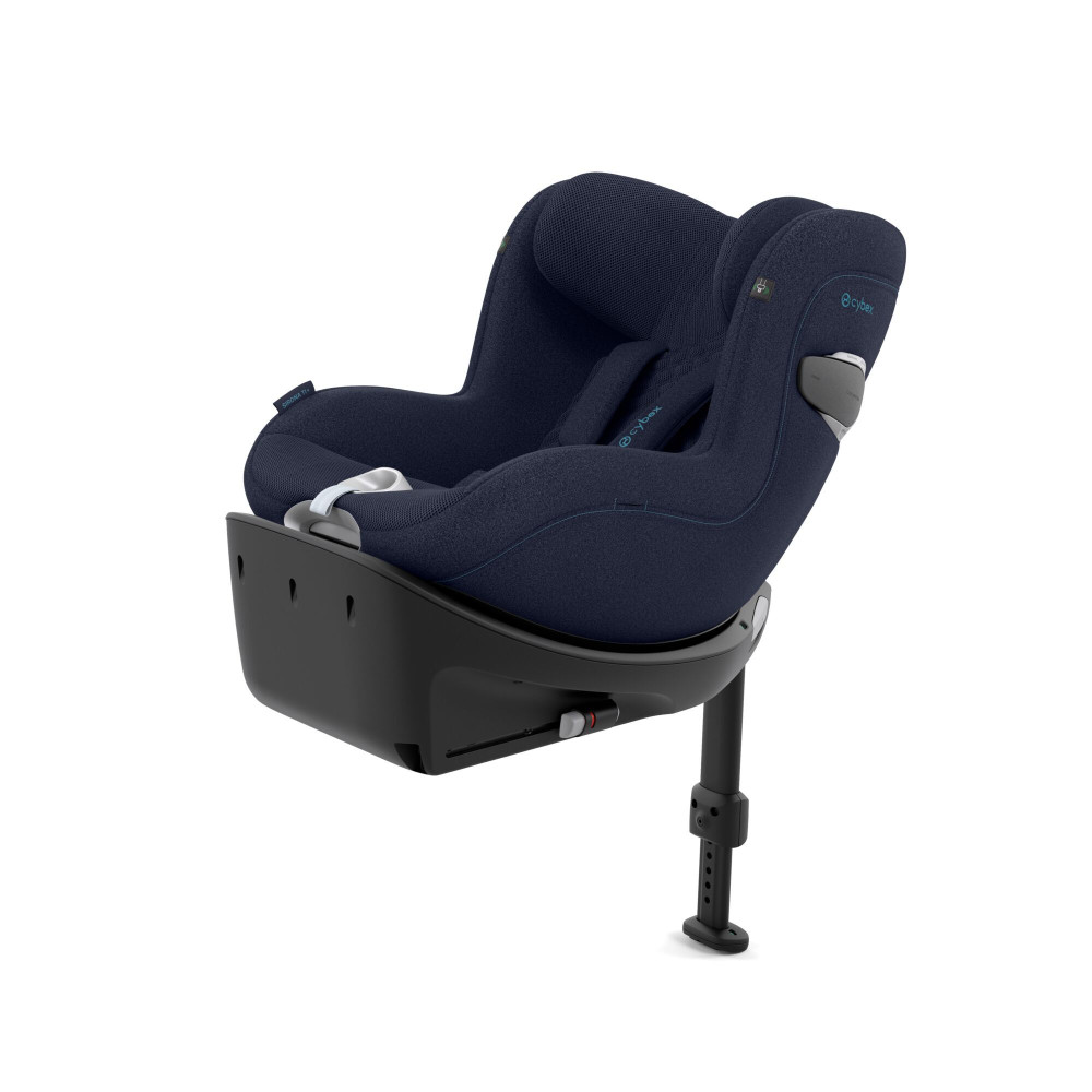 Cybex Sirona Ti - автокрісло для дитини (0 - 4 роки/ 40 - 105 см) з функцією повороту на 360 градусів, з кріпленням ISOFIX + опорна ніжка, розсувний козирок, тканина 3D-Mesh • Nautical Blue Plus Cybex Sirona Ti - автокрісло для дитини (0 - 4 роки/ 40 - 105 см) з функцією повороту на 360 градусів, з кріпленням ISOFIX + опорна ніжка, розсувний козирок, тканина 3D-Mesh • Nautical Blue Plus