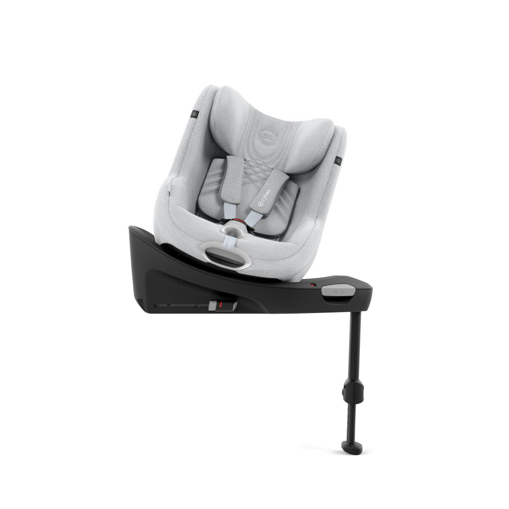 Cybex Sirona Ti - автокрісло для дитини (0 - 4 роки/ 40 - 105 см) з функцією повороту на 360 градусів, з кріпленням ISOFIX + опорна ніжка, розсувний козирок, тканина 3D-Mesh • Platinum White Plus Cybex Sirona Ti - автокрісло для дитини (0 - 4 роки/ 40 - 105 см) з функцією повороту на 360 градусів, з кріпленням ISOFIX + опорна ніжка, розсувний козирок, тканина 3D-Mesh • Platinum White Plus