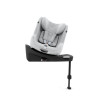 Cybex Sirona Ti - автокрісло для дитини (0 - 4 роки/ 40 - 105 см) з функцією повороту на 360 градусів, з кріпленням ISOFIX + опорна ніжка, розсувний козирок, тканина 3D-Mesh • Platinum White Plus