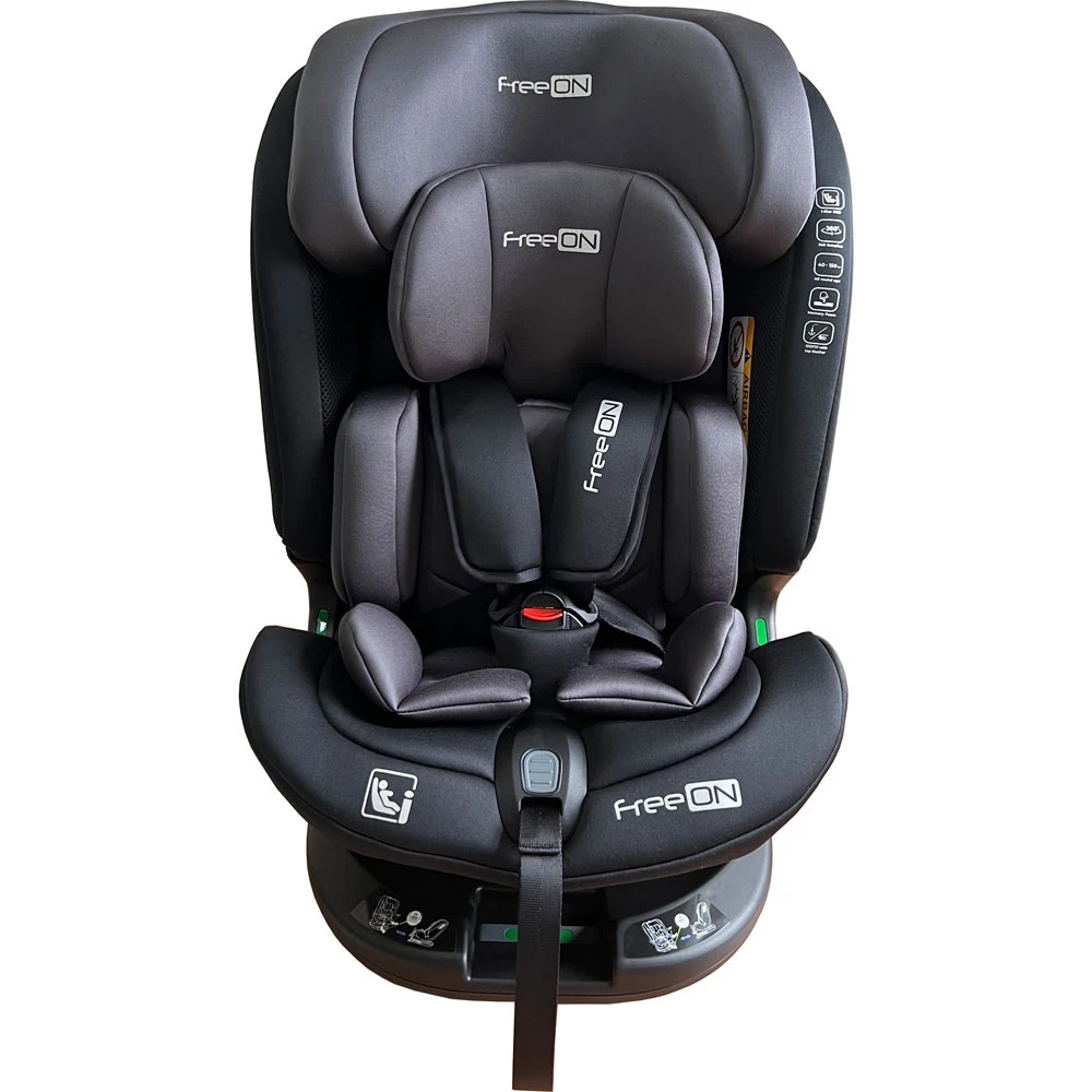 FreeON Epic - дитяче автокрісло i–Size (0 – 12 років /40 - 150 см /0 – 36 кг) з функцією повороту 360, кріплення ISOFIX та Top Tether (якірний ремінь) • Grey FreeON Epic - дитяче автокрісло i–Size (0 – 12 років /40 - 150 см /0 – 36 кг) з функцією повороту 360, кріплення ISOFIX та Top Tether (якірний ремінь) • Grey