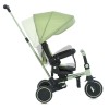 Turbo Trike MT 1036 - детский складной трехколесный велосипед с родительской ручкой (1–5 лет / до 30 кг), трансформер 4в1, беговел • Green