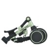 Turbo Trike MT 1036 - детский складной трехколесный велосипед с родительской ручкой (1–5 лет / до 30 кг), трансформер 4в1, беговел • Green