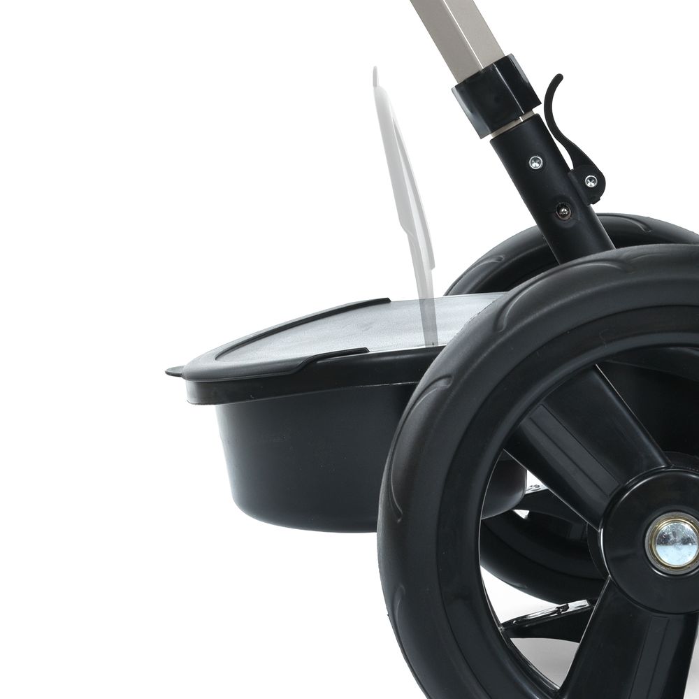 Turbo Trike MT 1001-1 - дитячий триколісний велосипед з батьківською ручкою (від 1.5 до 3 років), поворотне сидіння, колеса EVA • Almond Beige